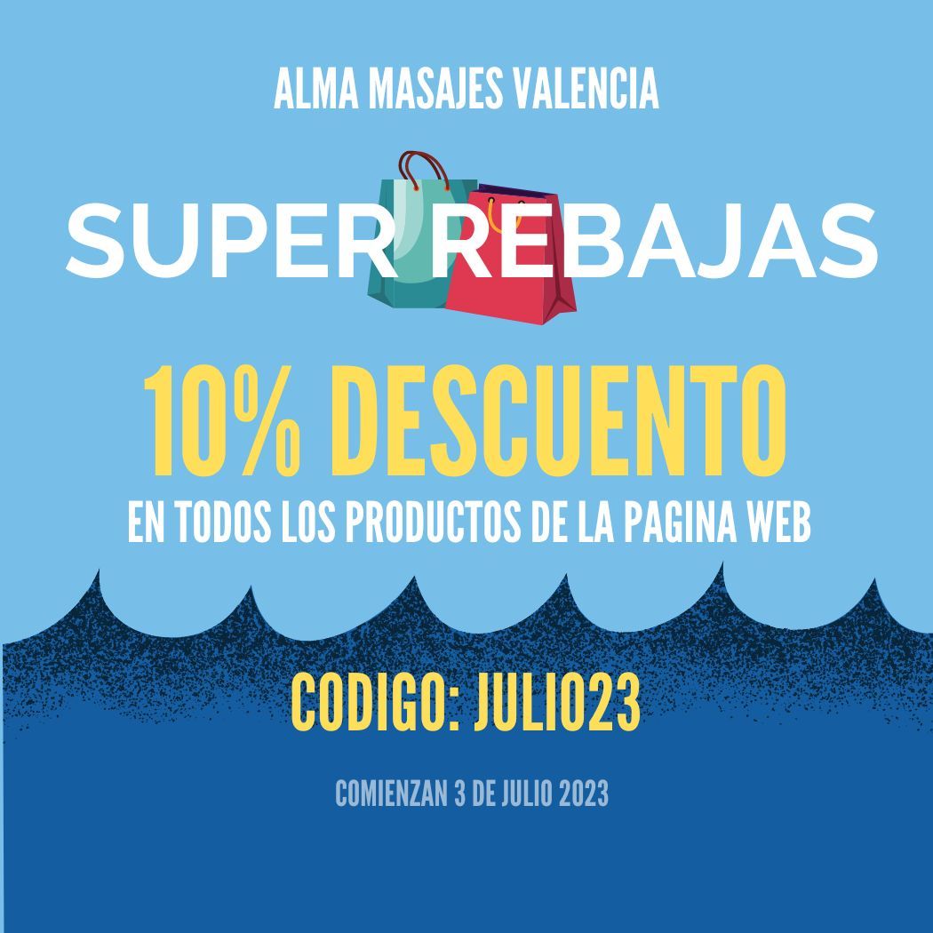 Descubre las rebajas de verano en masajes en Alma Masajes Valencia | Discover the summer sales on massages at Alma Masajes Valencia